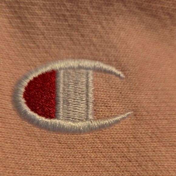 Champion Pink Oversized Long Sleeve Hoodie - Picture 3 of 4